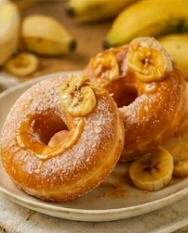 Donut Chuối Phủ Đường